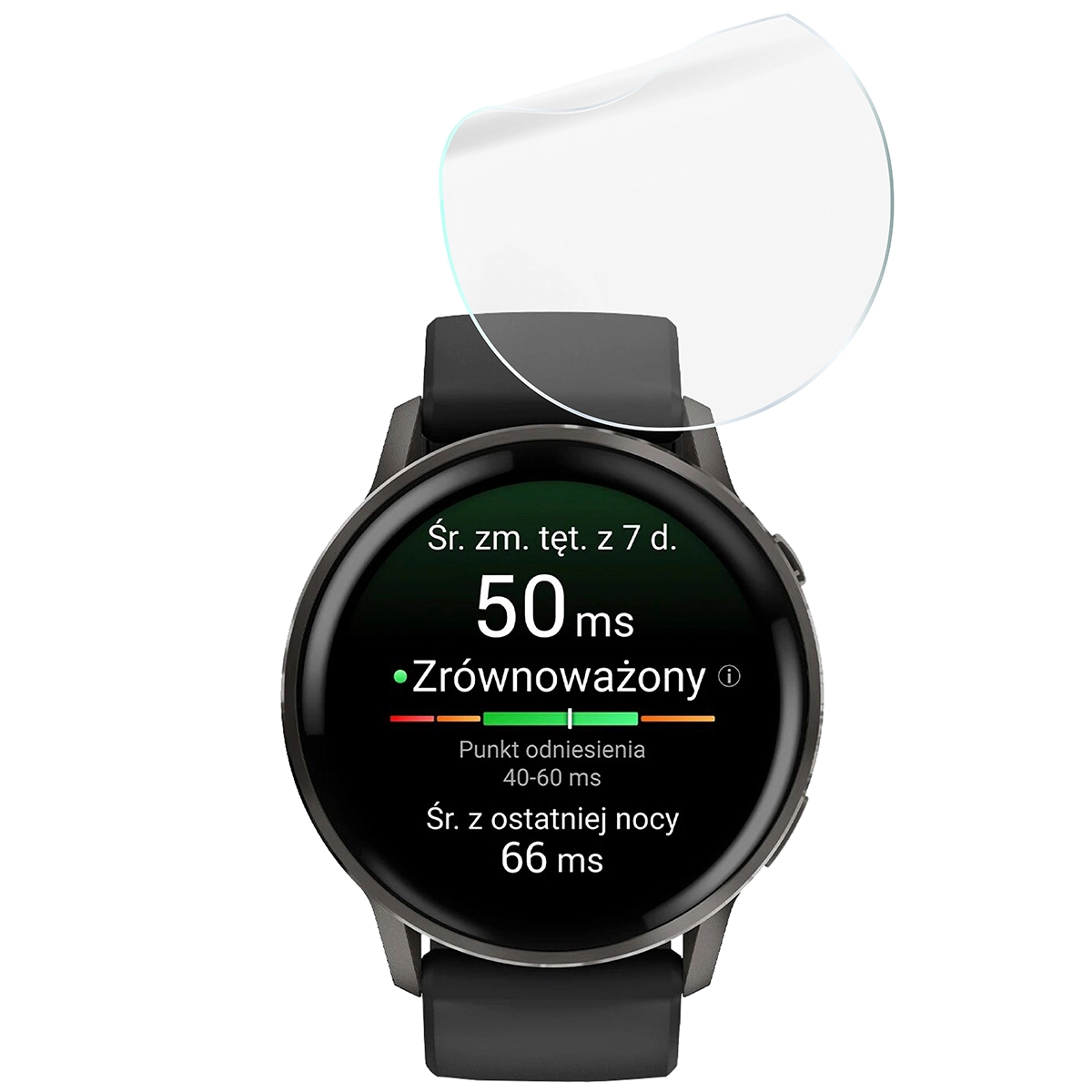 Zestaw folii hydrożelowych Bizon Watch Film Hydrogel Duo dla Garmin Venu 4 41 mm